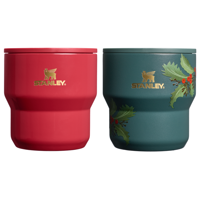 The Cheers & Cheer Stay-Hot Stacking Cup 2-Piece Set - Daily Travel Choice Set
