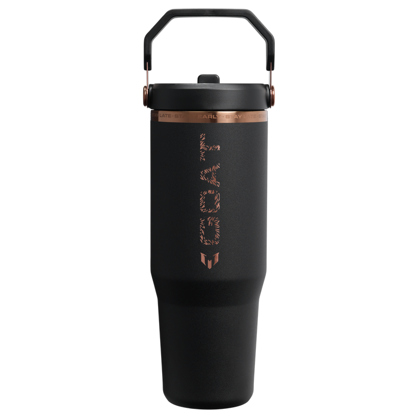 The Messi x Stanley IceFlow™ Flip Straw Tumbler - Classic Choice